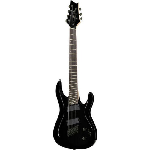 Chitara electrica Harley Benton R-457BK MultiScale, Strap RightOn
