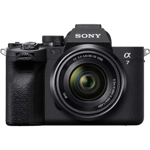 Kit Aparat foto Mirrorless SONY A7, 4K FHD 24.3 Mp, 35mm Full Frame, E-mount, Wi-Fi, NFC, Obiectiv foto FE 28-60mm f4-5.6