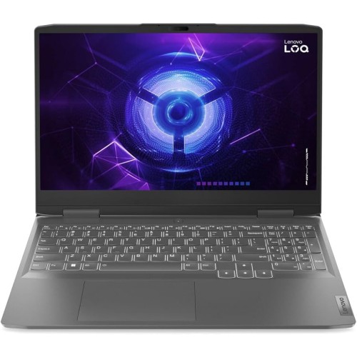 Laptop Lenovo LOQ 15IRX9 15.6 Inch FHD IPS 144 Hz, i7-13650HX, 24 Gb DDR5, nVidia GeForce RTX 4050 6 Gb, 2x SSD 1 TB, Luna Grey
