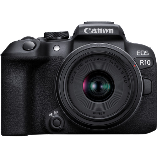 Aparat foto Mirrorless Canon EOS R10 + Obiectiv RF-S 18-45mm F4.5-6.3 IS STM
