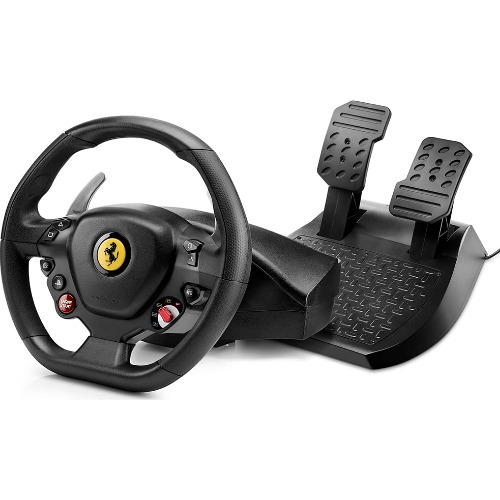 Volan si pedale Thrustmaster T80 RW Ferrari 488 GTB compatibil PS4, PS5, PC
