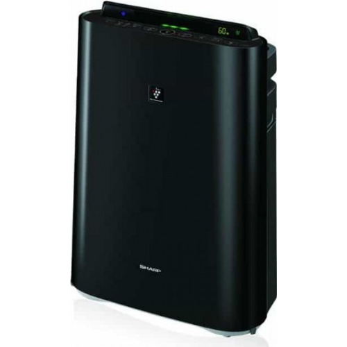 Purificator De Aer Cu Umidificare si Plasmacluster Sharp KC-D40EUB ,Panou de comanda mecanic, Filtru HEPA, 21 m², 60 m³/h , 2.5L, 5W, Negru
