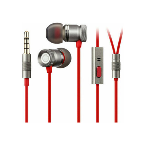 Căști cu fir GGMM Full Metal cu funcție de apel Nightingale Gunmetal Gray EJ101 Pornit-Oprit, Husă pentru cablu din piele naturală inclusă
