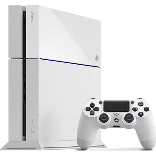 Consola SONY PlayStation 4 500 Gb, Glaciar White, fara controller