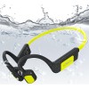 Casti cu conductie osoasa Lobkin X7, Waterproof IP68, Bluetooth 5.3, Microfon, Negru/Galben