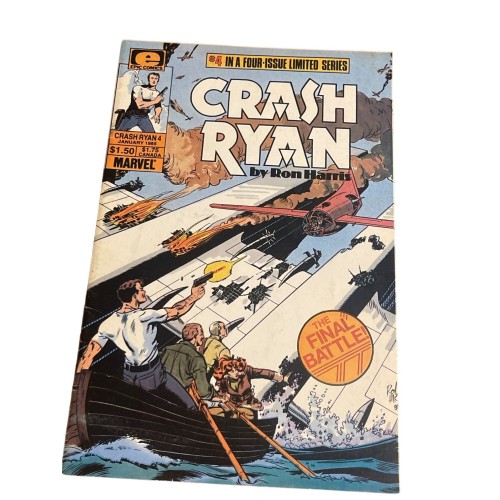 Benzi Desenate Epic Comics Marvel Crash Ryan By Ron Harris - The Final Battle #4 - In A Four Issue Limited Series 1984
