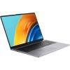 Laptop Huawei MateBook D16, Display IPS 16 inch FHD, Intel Core i5-12450H 8-Core, 4.4GHz, 8 Gb RAM DDR4, SSD 512 Gb NVMe, Intel UHD Graphics, USB, USB-C, HDMI, Jack 3.5mm , Space Gray