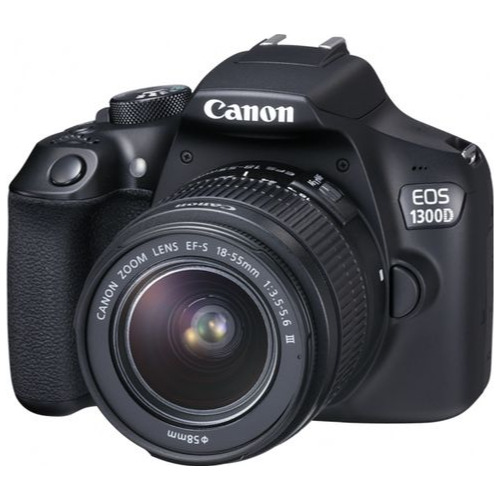 Aparat foto Canon EOS 1300D + Obiectiv EF-S 18-55mm 1:3.5-5.6 III