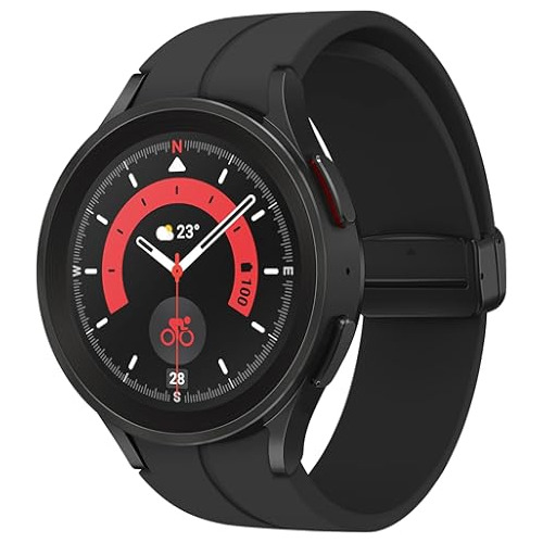 Smartwatch Samsung Galaxy Watch5 Pro, 45mm, LTE, Bluetooth, Wi-Fi, GPS, SM-R925F, Black Titanium
