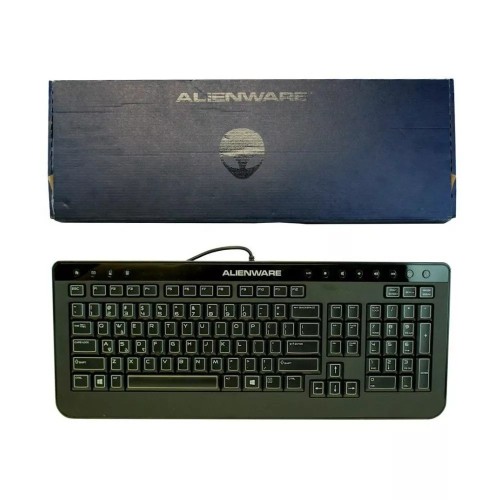 Tastatura Dell Alienware SK-8165 (AZERTY), USB, Logitech Base, Negru
