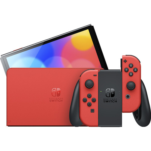 Consola Nintendo Switch OLED, 64 Gb, Mario Red Edition