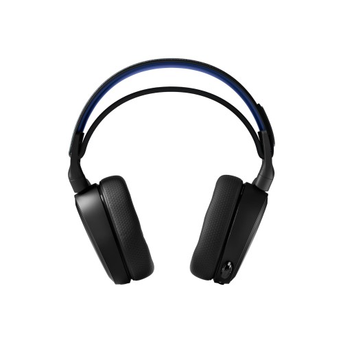 Casti Gaming Wireless Over Ear SteelSeries Arctis 7P+, Multiplatforma, Dongle 2.4 GHz, Microfon Retractabil, Bidirectional Noise Canceling, Black
