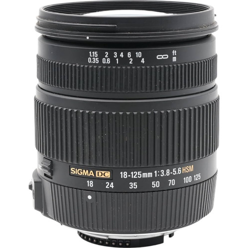 Obiectiv foto Sigma 18-125mm, 1:3.8-5.6 DC OS HSM, Montura Canon EF-S
