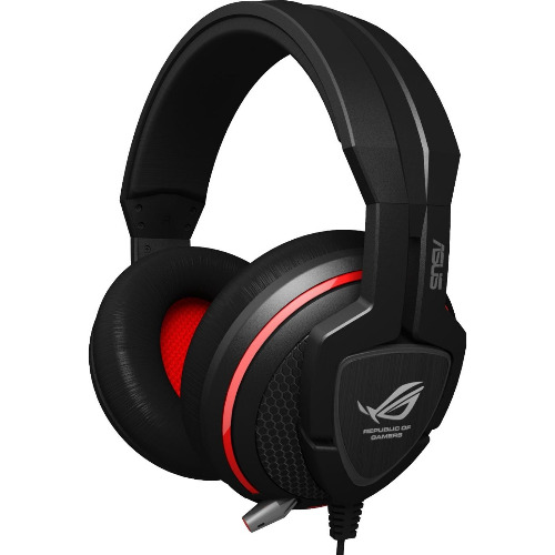 Casti gaming ASUS Orion Pro, Surround virtual 7.1, Multiplatforma, Jack 3.5mm, USB 2.0, Negru/Rosu