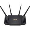 Router Wireless ASUS RT-AX58U V2, AX3000, Dual-Band, Quad-Core 1.5GHz CPU, 256MB/512MB Flash/RAM, Gigabit, AiProtection Pro, Adaptive QoS, VPN server/client, IPTV, OFDMA, MU-MIMO, Beamforming, Port forwarding, AiMesh