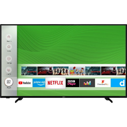 Televizor LED Smart Horizon 43HL7539U, 108cm, 4K Ultra HD, 2022, Negru, Fara picior