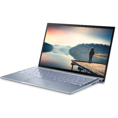 Laptop ultraportabil ASUS ZenBook 14 UX431F, Display 14 inch FHD, Intel Core i7-10510U 1.8-4.9 GHz, 8 Gb RAM, SSD 512 Gb, Intel UHD Graphics, SD Card Reader, Jack 3.5mm, HDMI, USB-C, Blue Metal
