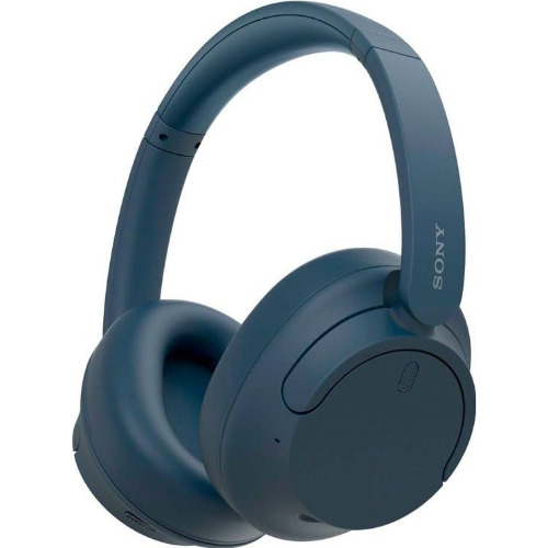 Casti Over-Ear Sony WH-CH720NL, Noise Cancelling, Wireless, Bluetooth, Microfon, Multipoint connection, Quick Charge, Autonomie 35 ore, Albastru
