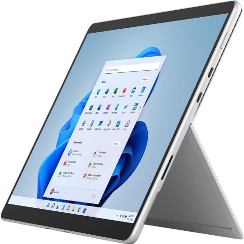 Tableta Microsoft Surface Pro 8 (Model 1983), Display 13 inch 120Hz, Intel Core i7-1185G7, 16 Gb RAM, SSD 256 Gb, Intel Iris Xe Graphics, Wi-Fi 6, LTE, Bluetooth, Windows 11, Silver