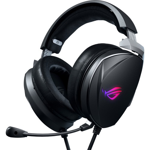 Casti Gaming Cu Fir Over Ear Asus ROG Delta Core, Microfon Detasabil, Multiplatforma, Jack 3.5 mm, Negru
