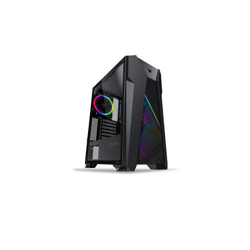 Sistem PC Gaming Aqirys, AMD Ryzen 5 3600 3.60GHz, AMD Radeon RX5700 XT 8 Gb, 16 Gb RAM DDR4, HDD 1 Tb, SSD 256Gb, 4xUSB 3.0, 2xHDMI, 3xDP, USB 2.0
