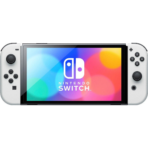 Consola Nintendo Switch OLED, 64 Gb, White, Fara Docking Station