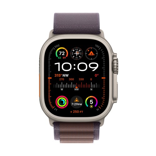 Apple Watch Ultra 2 49mm A2986, GPS, Cellular, Titanium Indigo Alpine Loop - Medium
