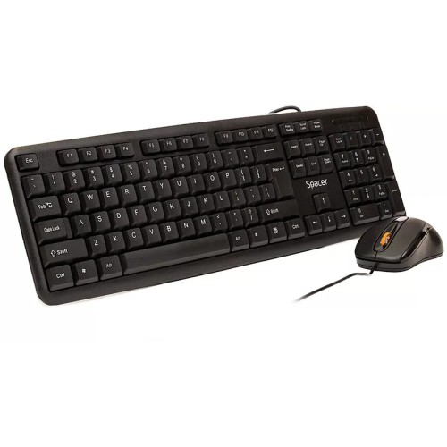 Set Tastatura + Mouse Spacer SPDS-S6201, Negru
