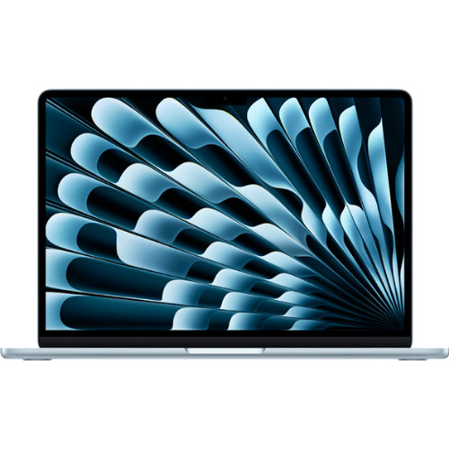 Apple MacBook AIR 15 2025, A3241, Display 15.3 inch Retina IPS, Apple M4 10-Core, 16 Gb RAM LPDDR5, SSD 256 Gb, Apple 10-Core GPU, Touch ID, 2x Thunderbolt, Camera Web FHD 1080p, Sky Blue
