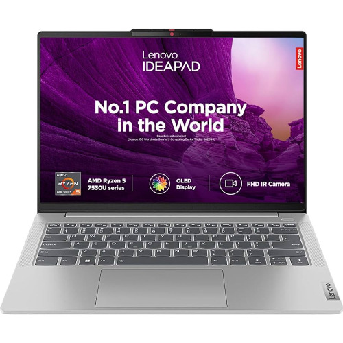 Laptop Lenovo IdeaPad Flex 5 14ABR8, Display OLED 14 inch WUXGA, AMD Ryzen 7 7730U 4.5GHz, 16 Gb RAM DDR4, SSD 1 Tb M.2, Wi-Fi 6, USB 3.2, USB-C, HDMI, Micro SD Card Reader, Jack 3.5mm, Arctic Grey