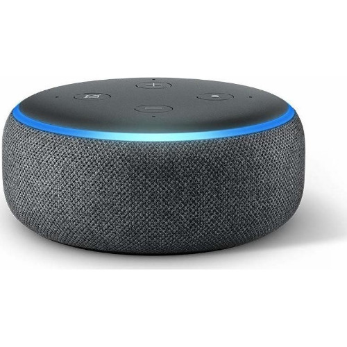 Boxa inteligenta Amazon Echo Dot 3rd Gen, Control Vocal, Bluetooth, Alexa, Anthracite Fabric
