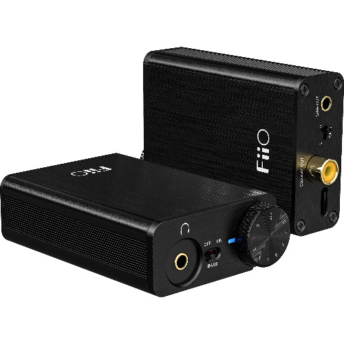 Amplificator casti FiiO Olympus 2-E10K, Coaxial, Jack 3.5mm, 20 Hz - 20 kHz, 32OHm, USB, Negru