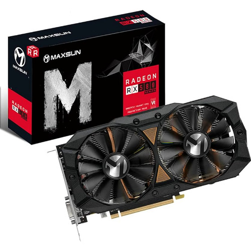 Placa Video Maxsun AMD Radeon RX 580 8GB 2048SP GDDR5 , 256-Bit, DVI, HDMI, DisplayPort
