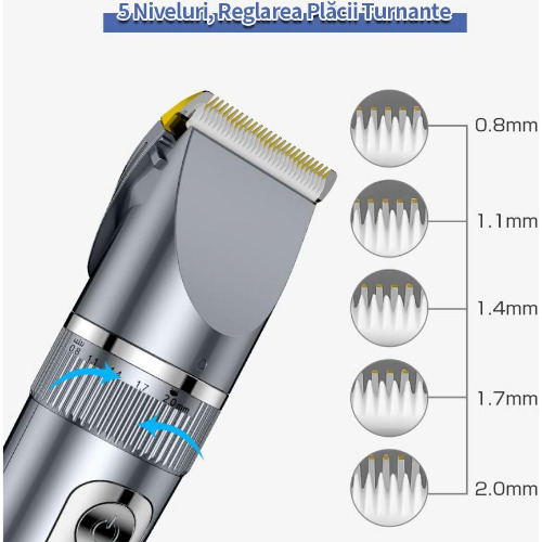 Set Aparat de tuns cu acumulator BF-868 LCD Digital Display Electric Hair Clipper
 Set Aparat de tuns cu acumulator BF-868 LCD Digital Display Electric Hair Clipper