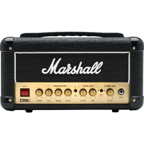 Amplificator chitara pe lampi Marshall DSL1HR, 30W, 16OHm, 2 Canale, 5.6 kg, Negru