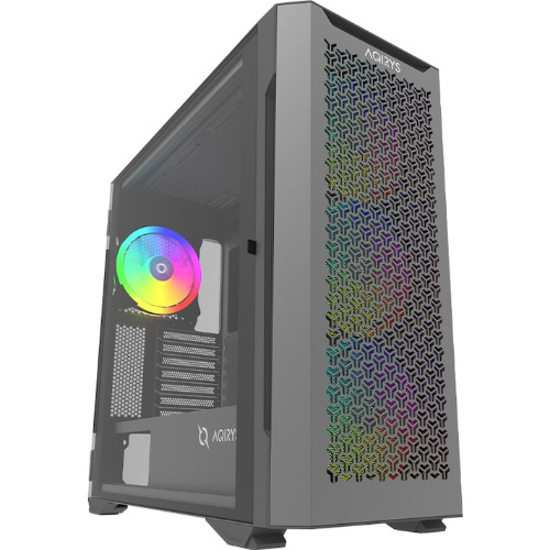Sistem Desktop Gaming Aqirys Aquilla, Procesor Intel Core i7-14700KF 20-Core, 5.6GHz, 32 Gb RAM DDR5, SSD 1 Tb NVMe, HDD 1 Tb, nVidia GeForce RTX 4070 12 Gb, USB 3.2, USB-C, HDMI, DisplayPort, Ethernet, Jack 3.5mm, Negru Sistem Desktop Gaming Aqirys Aquilla, Procesor Intel Core i7-14700KF 20-Core, 5.6GHz, 32 Gb RAM DDR5, SSD 1 Tb NVMe, HDD 1 Tb, nVidia GeForce RTX 4070 12 Gb, USB 3.2, USB-C, HDMI, DisplayPort, Ethernet, Jack 3.5mm, Negru