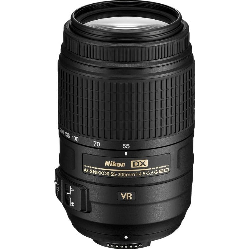 Obiectiv foto AF-S Nikon DX 55-300mm 1:4.5-5.6 G ED VR
