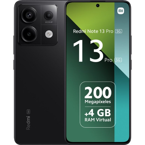 Xiaomi Redmi Note 13 Pro 5G, 256 Gb, 8 Gb RAM, Dual SIM, Midnight Black
