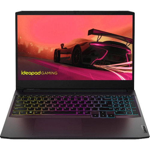 Laptop Gaming Lenovo IdeaPad 3 15ACH6 (82K2), 15.6 inch FHD, AMD Ryzen 5 5600H 3.3 GHz, 16 Gb RAM DDR4, SSD 480 Gb, nVidia GTX 1650 4 Gb, USB-C, HDMI, Ethernet, Jack 3.5mm, Black
