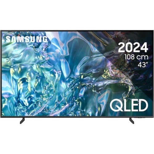 Televizor Samsung QE43Q60AAUXXH 108 cm QLED 4K, Smart, WiFi, HDR10+, Mirroring iOS/Android, HDMI, CI+ Slot, USB, Telecomanda
