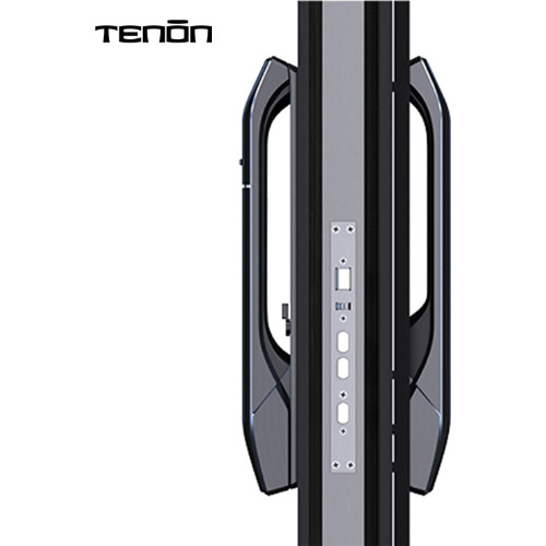 Incuietoare Inteligenta Pentru Usi de Exterior Tenon A7, Amprenta Digitala, Bluetooth, NFC,Wi fi, Card inteligent, Cheie mecanica,Aplicatie, Asistent Vocal, Negru
