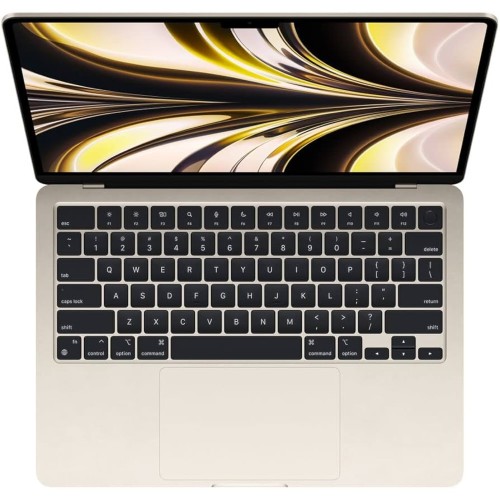 Apple MacBook AIR 13 2022, A2681, Display 13.6 inch Retina IPS, Apple M2 8-Core, 8 Gb RAM LPDDR5, SSD 256 Gb, Apple 8-Core GPU, Touch ID, 2x Thunderbolt, Camera Web FHD 1080p, Starlight
