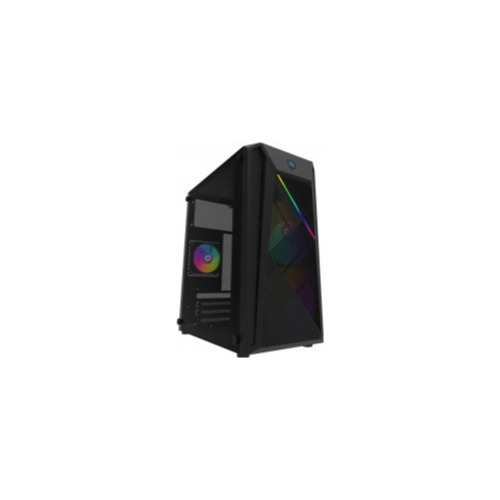 Carcasa AQIRYS Bellatrix Pro, 3 Fans, Acrylic Panel, MATX, Rainbow Light
