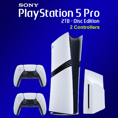 Consola SONY PlayStation 5 Pro Disk Edition 2 Tb + 2 Controllere
