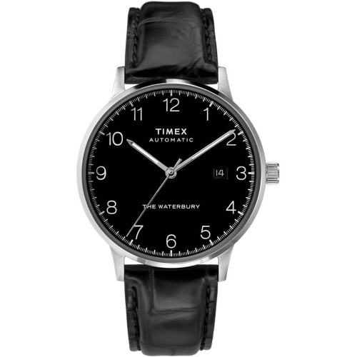 Ceas Barbatesc Timex The Waterbury TW2T70000 40 mm, Automatic, Otel Inoxidabil, Curea Piele Aligator
