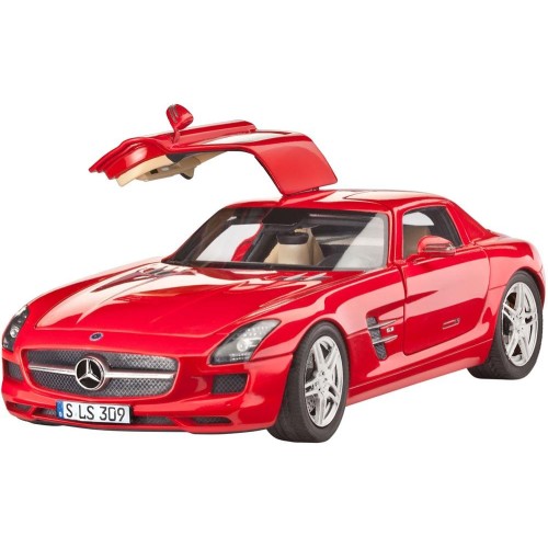 Kit Model De Construit Revell 0711 Mercedes-Benz SLS AMG, Plastic, Scara 1:24 (Produs NOU!)
