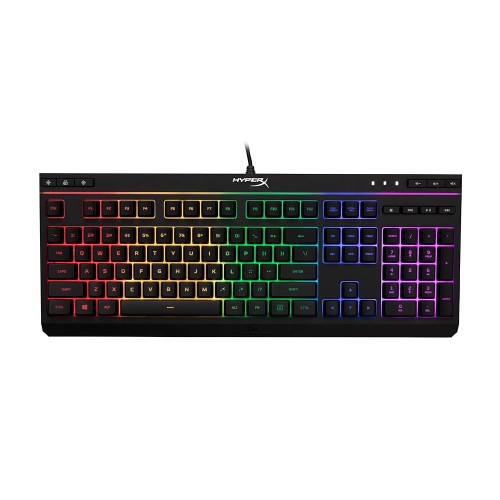 Tastatura Gaming Cu Fir HyperX Alloy Core RGB HX-KB5ME2, Membrana, 104 Butoane, Taste Iluminate, USB, Negru
