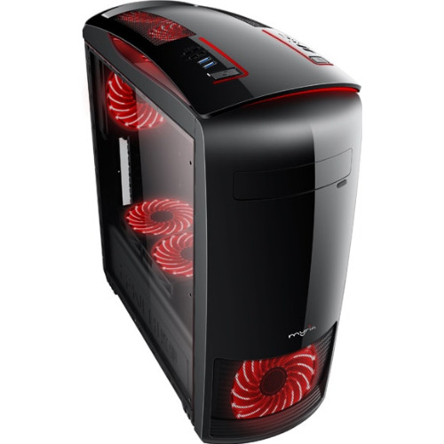 Sistem Desktop Gaming Myria , Intel Core i5-9400F, 16 Gb RAM DDR4 , SSD 256 Gb, nVidia GeForce GTX 1650 4 Gb, HDMI, DP, 2xUSB 3.0, 2xUSB, Negru
