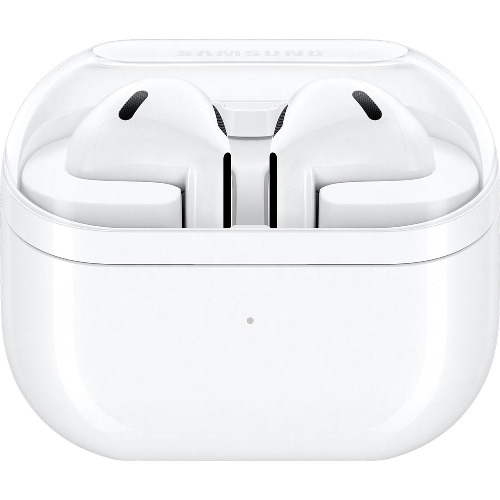 Casti audio In-Ear Samsung Galaxy Buds3, True Wireless, Bluetooth, Microfon, Noise Cancelling, Carcasa incarcare wireless, SM-R530, White