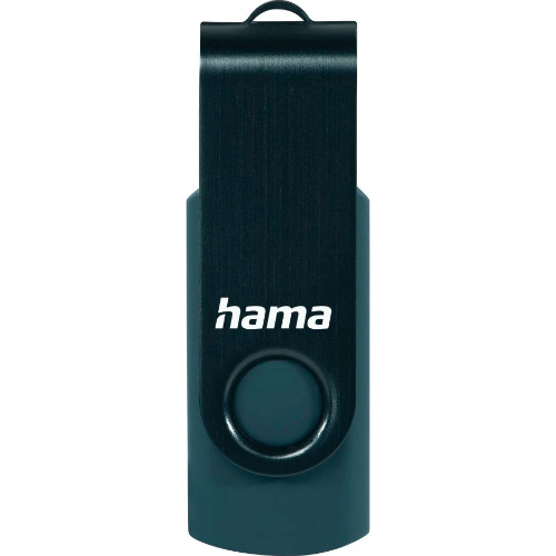 Memorie USB HAMA Rotate, 64Gb, 70Mb/s, USB 3.0, Albastru